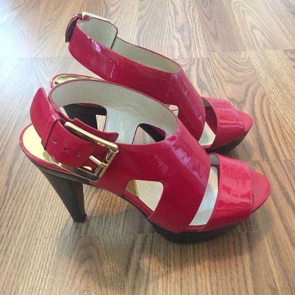 Michael Kors Red Shoes Woman - Picture 6 of 8